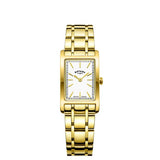 Rotary ladies gold bracelet watch white dial - imported from the UK