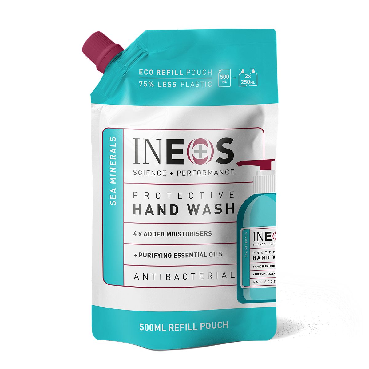 INEOS Protective Hand Wash with Sea Minerals 500ml Refill GOODS Boots   