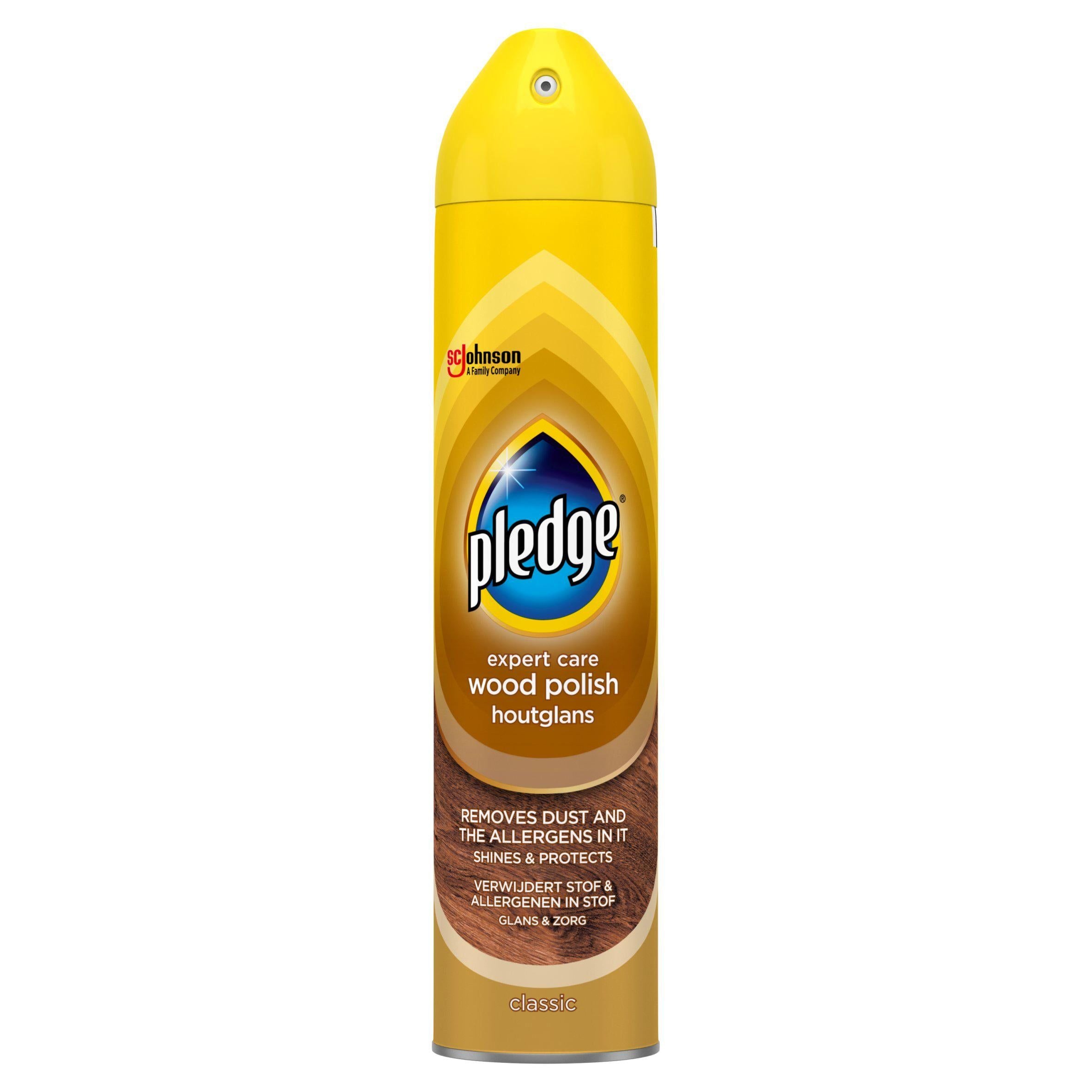 Pledge Expert Wood Care Polish Aerosol Classic 250ml GOODS Sainsburys   