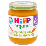 HiPP Organic Vegetables with Rice & Chicken Baby Food Jar 6+ Months    125g GOODS M&S   