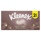 Kleenex Ultra Soft Facial Tissues - Twin Box   2 x 64 per pack GOODS M&S   