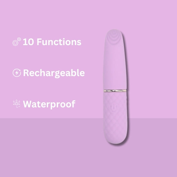 Nauti Petites 10 speed silicone bullet vibrator, UK version
