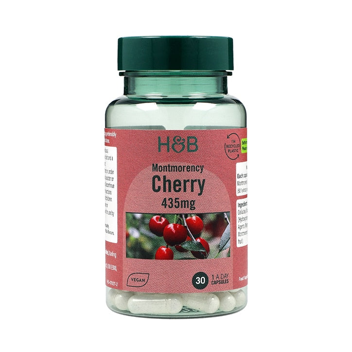 Holland & Barrett Montmorency Cherry 435mg 30 Capsules GOODS Holland&Barrett   