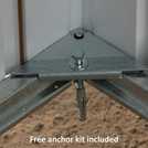 YardMaster Deluxe metal shed 10 x 10ft (British brand)