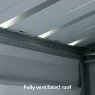 YardMaster Deluxe metal shed 10 x 10ft (British brand)