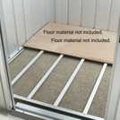 YardMaster Deluxe metal shed 10 x 10ft (British brand)