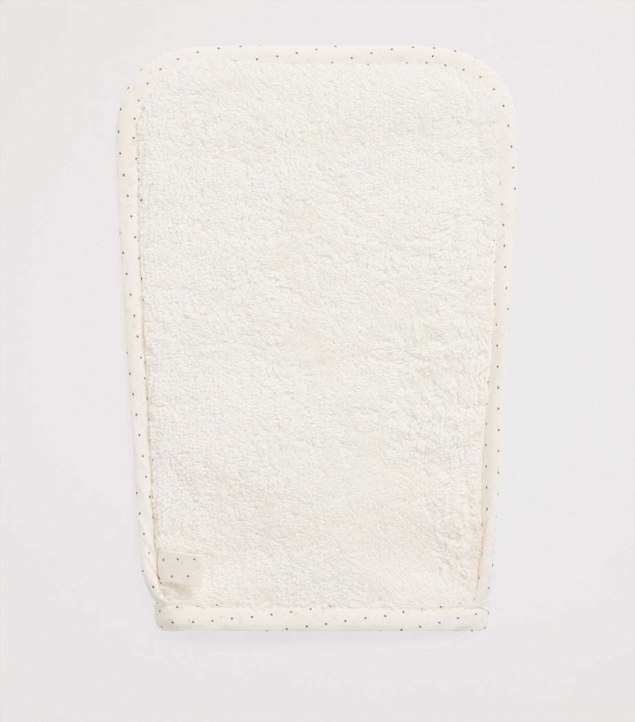 Bonpoint cotton bath glove soft terrycloth and printed fabric UK version