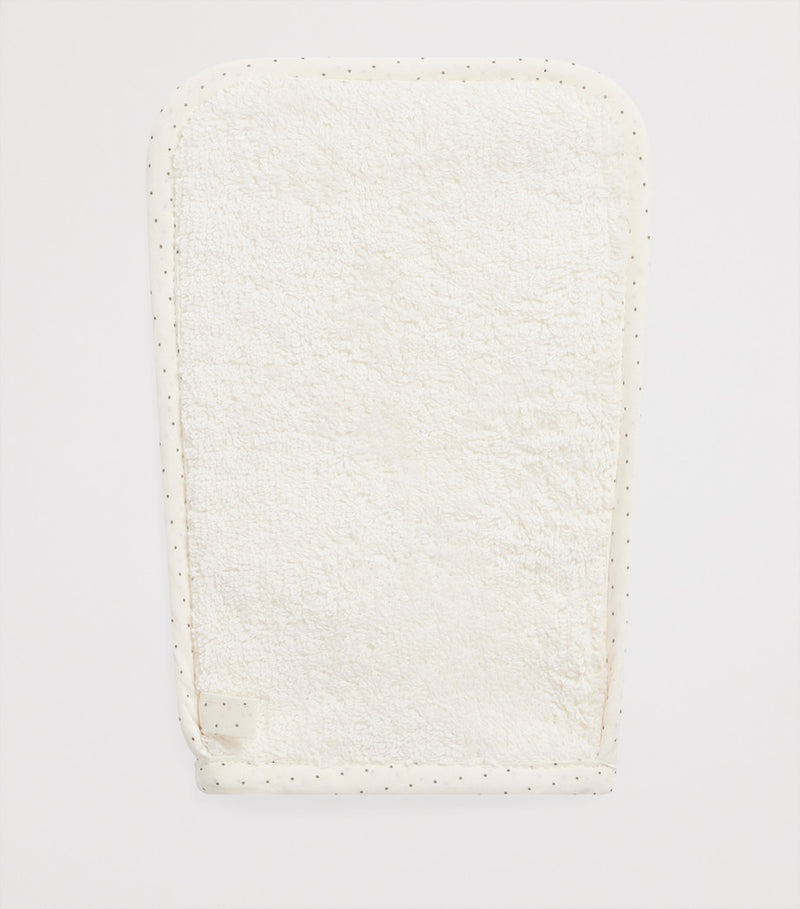 Bonpoint cotton bath glove soft terrycloth and printed fabric UK version