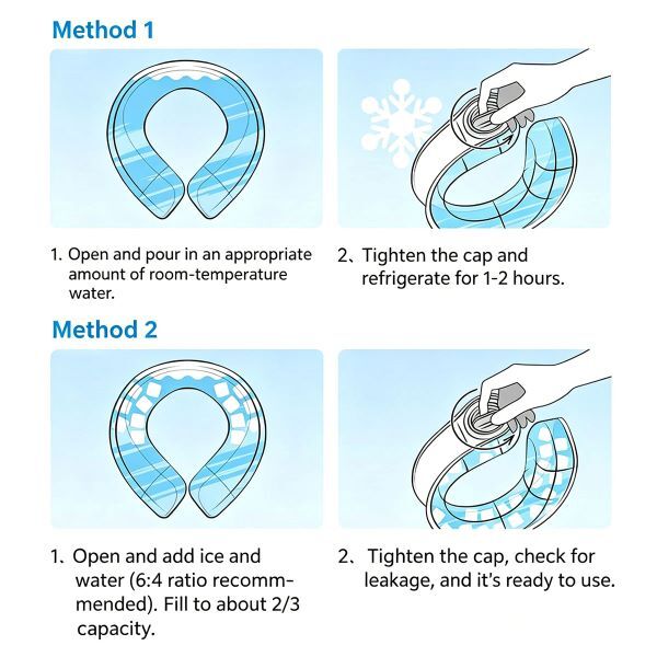 Leaper Cooling Ice Pack in a Neckband Design