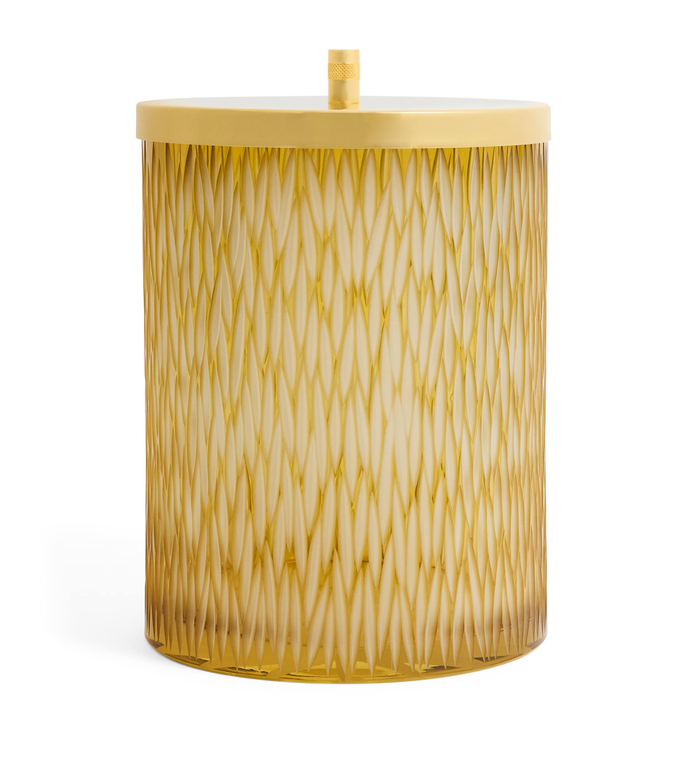 ZODIAC Crystal Amber bathroom bin 525ml (British brand)