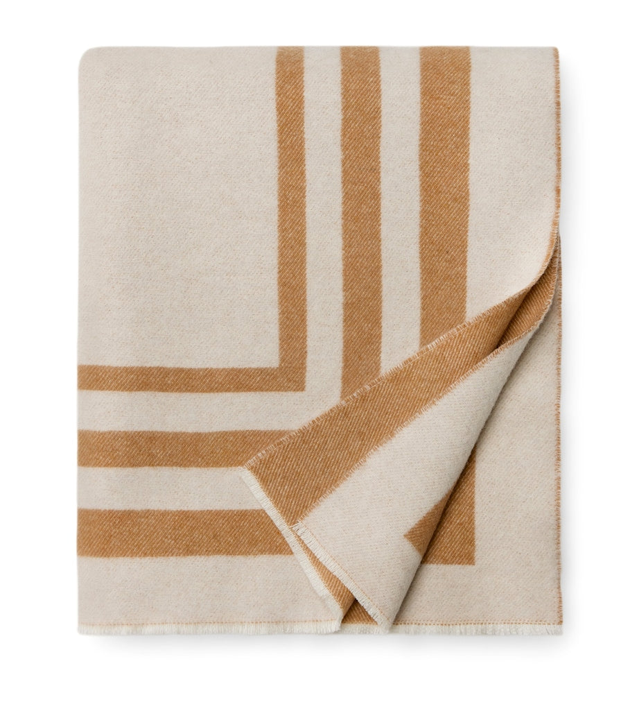 Pratesi Tre Righe cashmere throw 130x178cm (British brand)