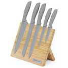 Russell Hobbs grey knife block set imported from the UK