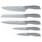Russell Hobbs grey knife block set imported from the UK