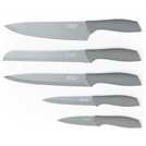 Russell Hobbs grey knife block set imported from the UK