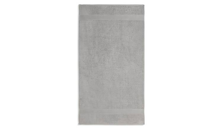 Habitat Cotton Supersoft Silver Towel Bale 4 Piece, UK version