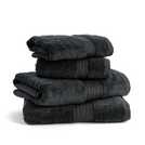 Habitat Egyptian cotton 4-piece towel set in slate grey, UK version