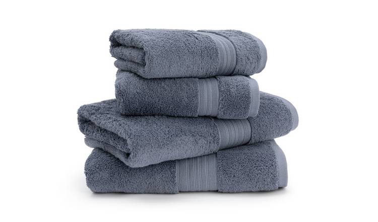 Habitat Egyptian cotton towel bale Rustic Blue 4 piece, UK version