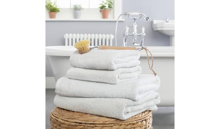 Habitat Lyocell towel bale white 4-piece set, UK version