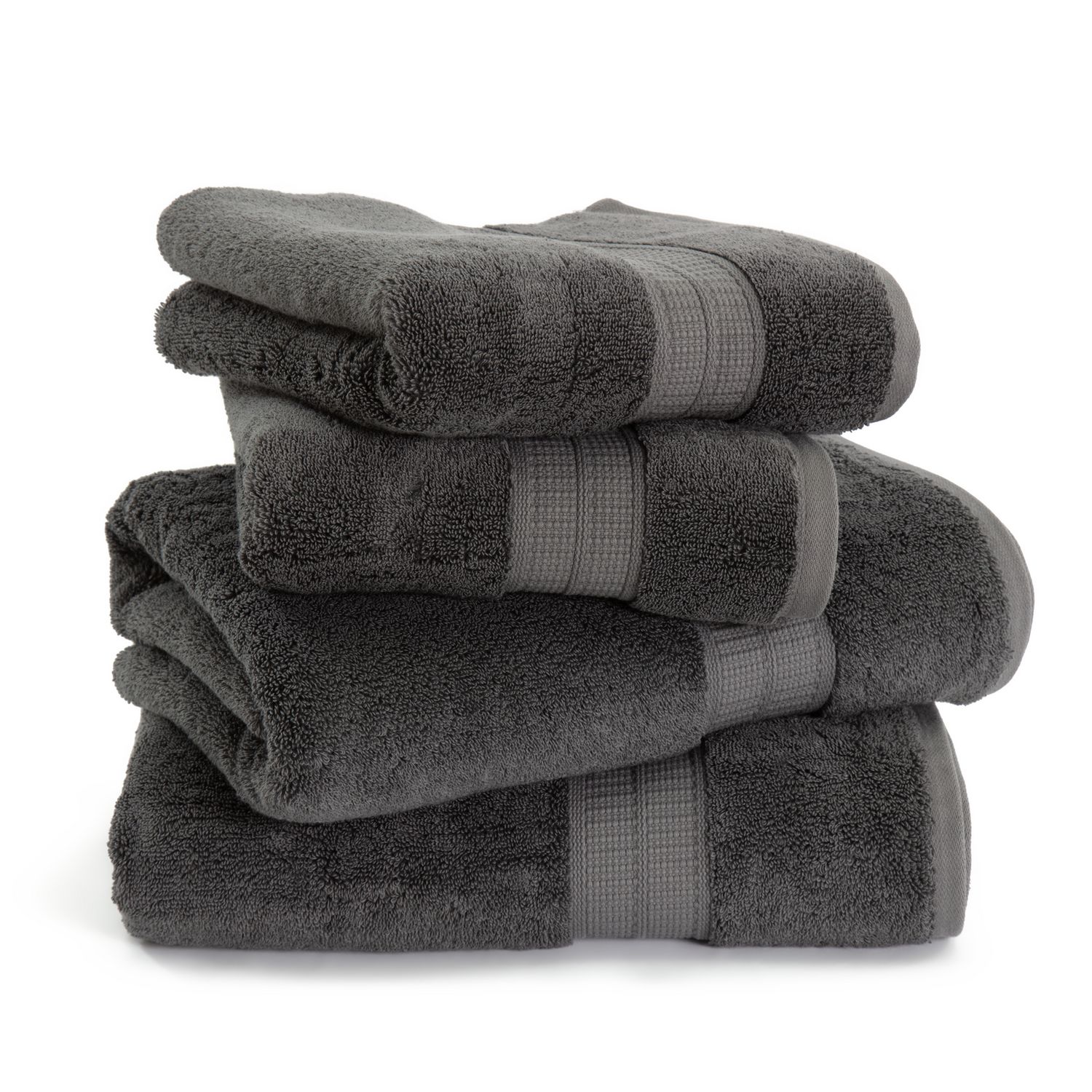 Habitat Lyocell 4 piece towel bale in charcoal, UK version