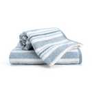 Habitat Coastal Stripe Blue & White 4 piece towel bale, UK version