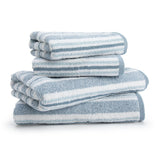 Habitat Coastal Stripe Blue & White 4 piece towel bale, UK version