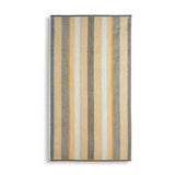 Habitat horizontal stripe mustard towel set 4 piece, UK version