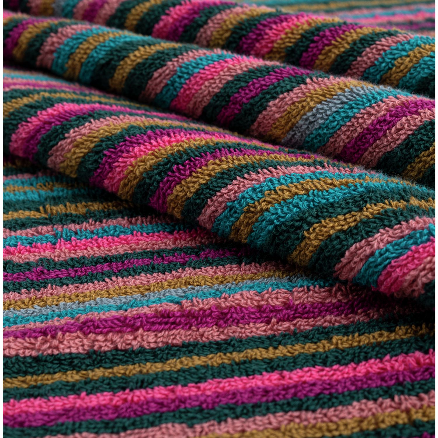 Habitat Bright Stripe multicoloured 4 piece towel bale, UK version