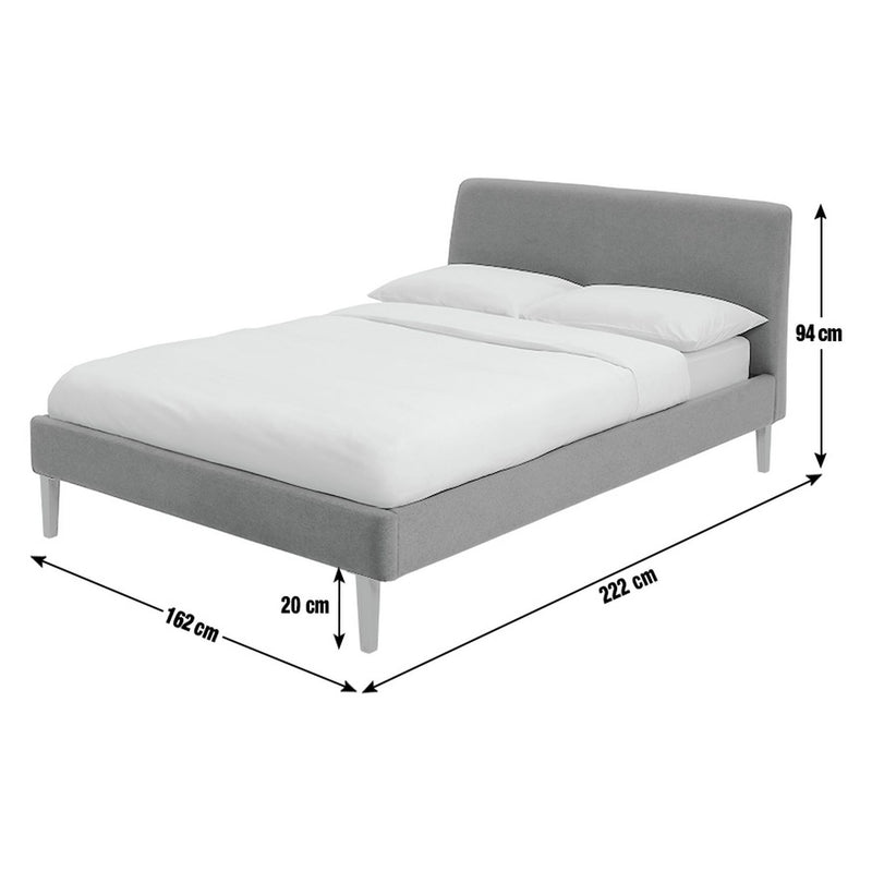 Habitat kingsize charcoal bed frame, UK version