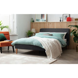 Habitat kingsize charcoal bed frame, UK version