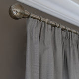 Habitat grey herringbone curtains 168x183cm, UK version