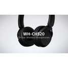 Sony WH-CH520 Blue wireless Bluetooth headphones (British brand)
