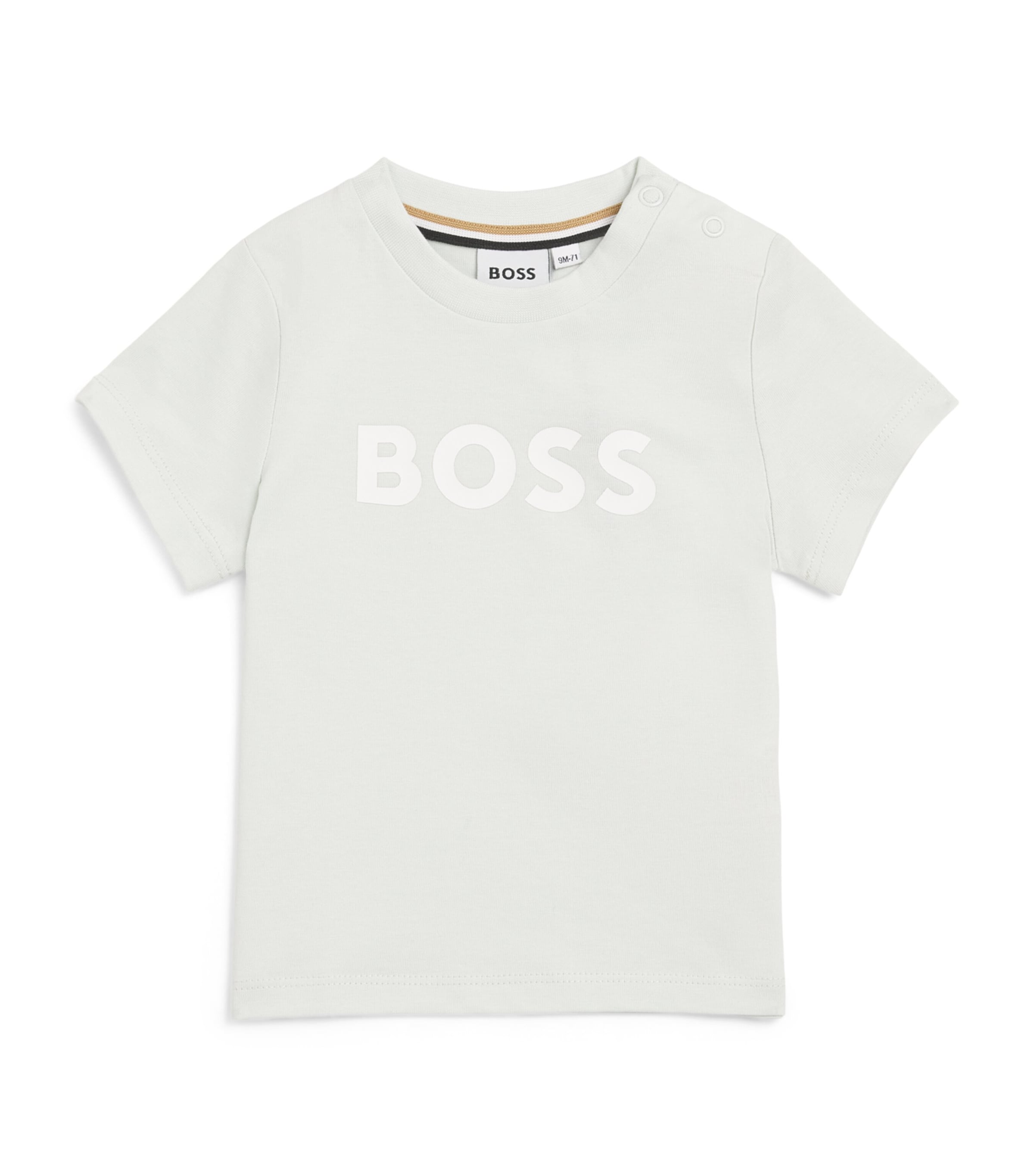 BOSS kids cotton T-shirt with logo (3 months-3 years) - British product