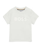 BOSS kids cotton T-shirt with logo (3 months-3 years) - British product