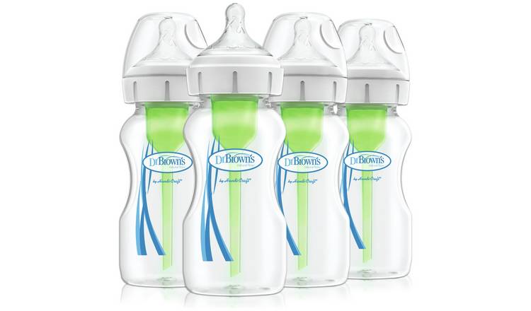 Dr Brown's Anti-colic Bottles 270ml 4 Pack - British product