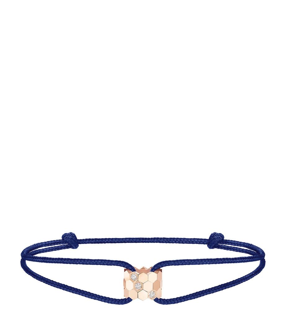 Chaumet rose gold diamond bee bracelet (British brand)