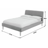 Habitat Moss Green Double bed frame, UK version