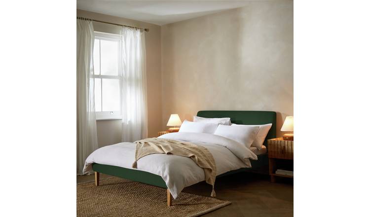 Habitat Moss Green Double bed frame, UK version
