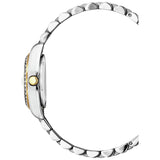 Jacques du Manoir ladies watch mother-of-pearl dial zirconia stones, imported from the UK