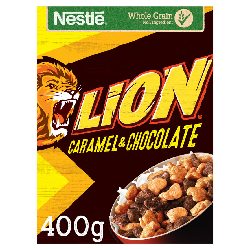 Lion Caramel & Chocolate 400g GOODS ASDA   