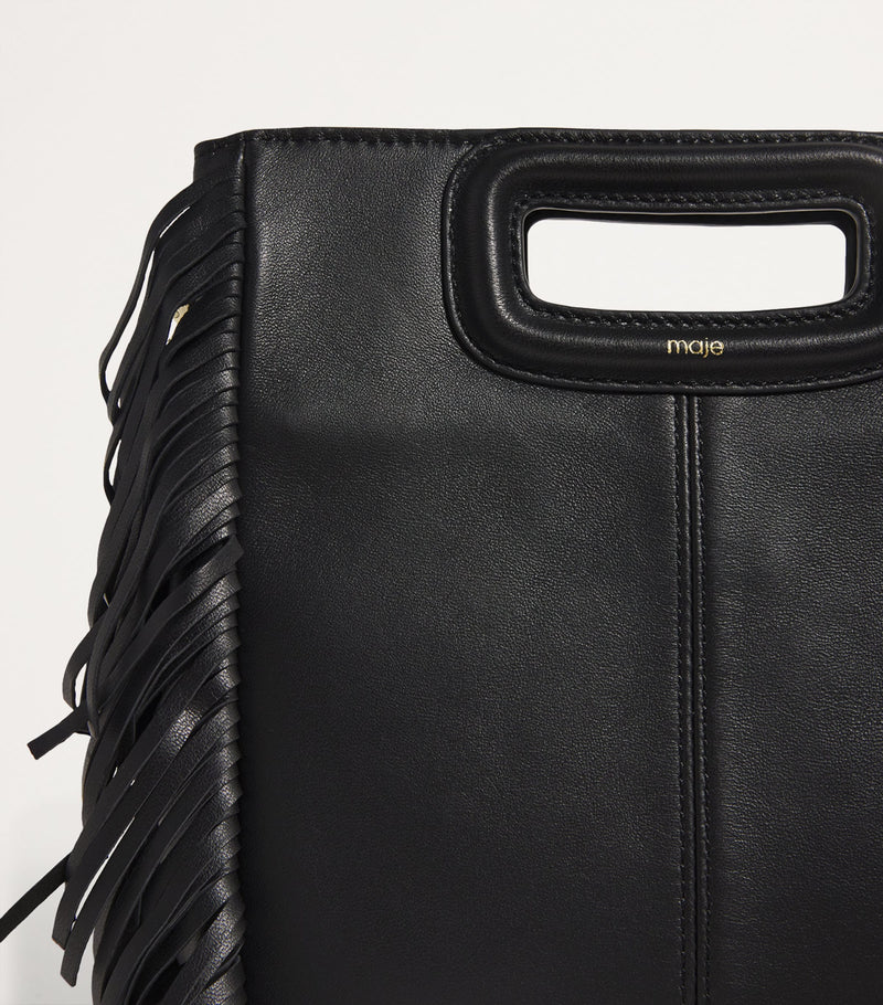Maje M top-handle leather bag (British brand)
