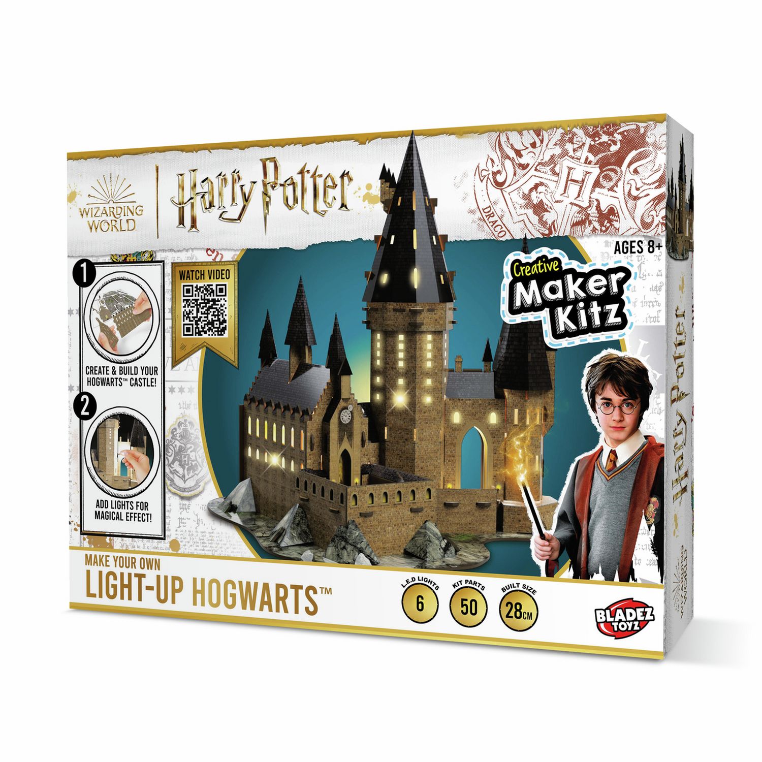 Harry Potter Light Up Hogwarts craft kit 28cm, imported from the UK