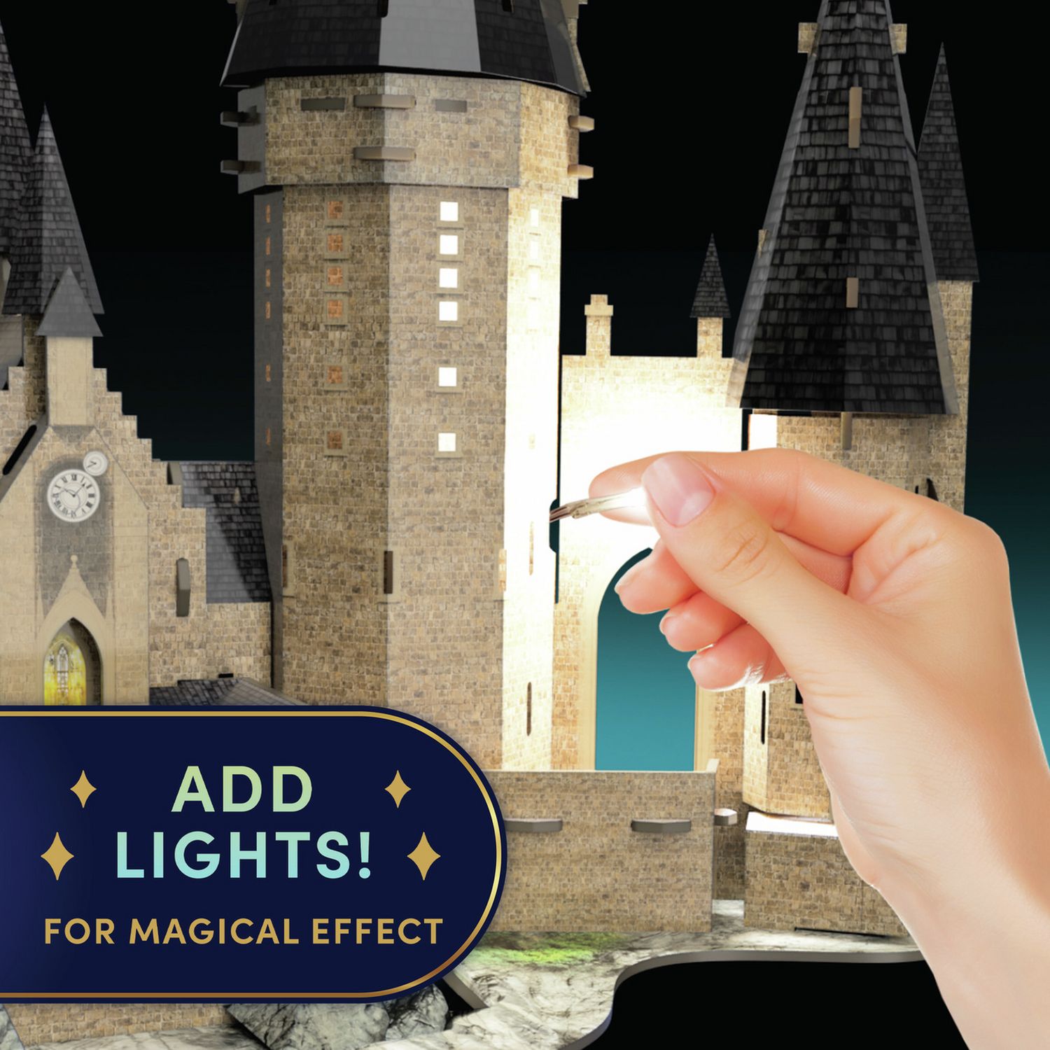 Harry Potter Light Up Hogwarts craft kit 28cm, imported from the UK
