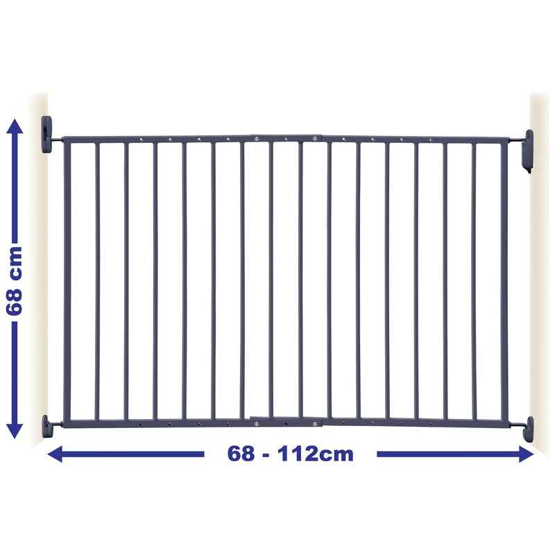 Dreambaby Arizona extendable safety gate grey, imported from the UK