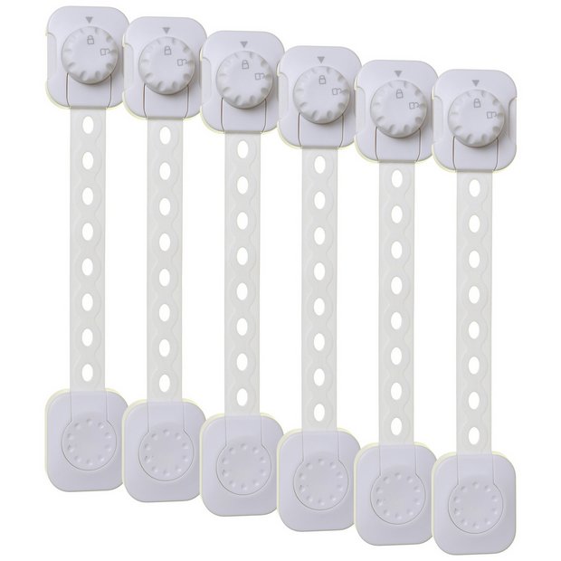 Dreambaby Twist N Lock multi-purpose safety latch 6 pack (British brand)