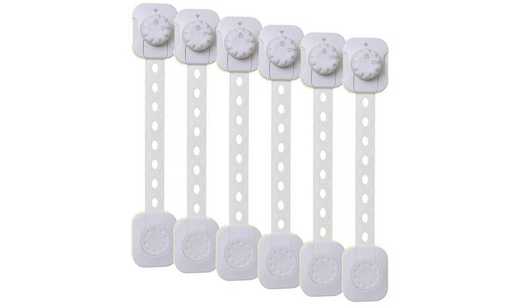 Dreambaby Twist N Lock multi-purpose safety latch 6 pack (British brand)