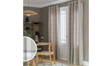 Habitat Eyelet Curtains Natural 117x183cm, UK version