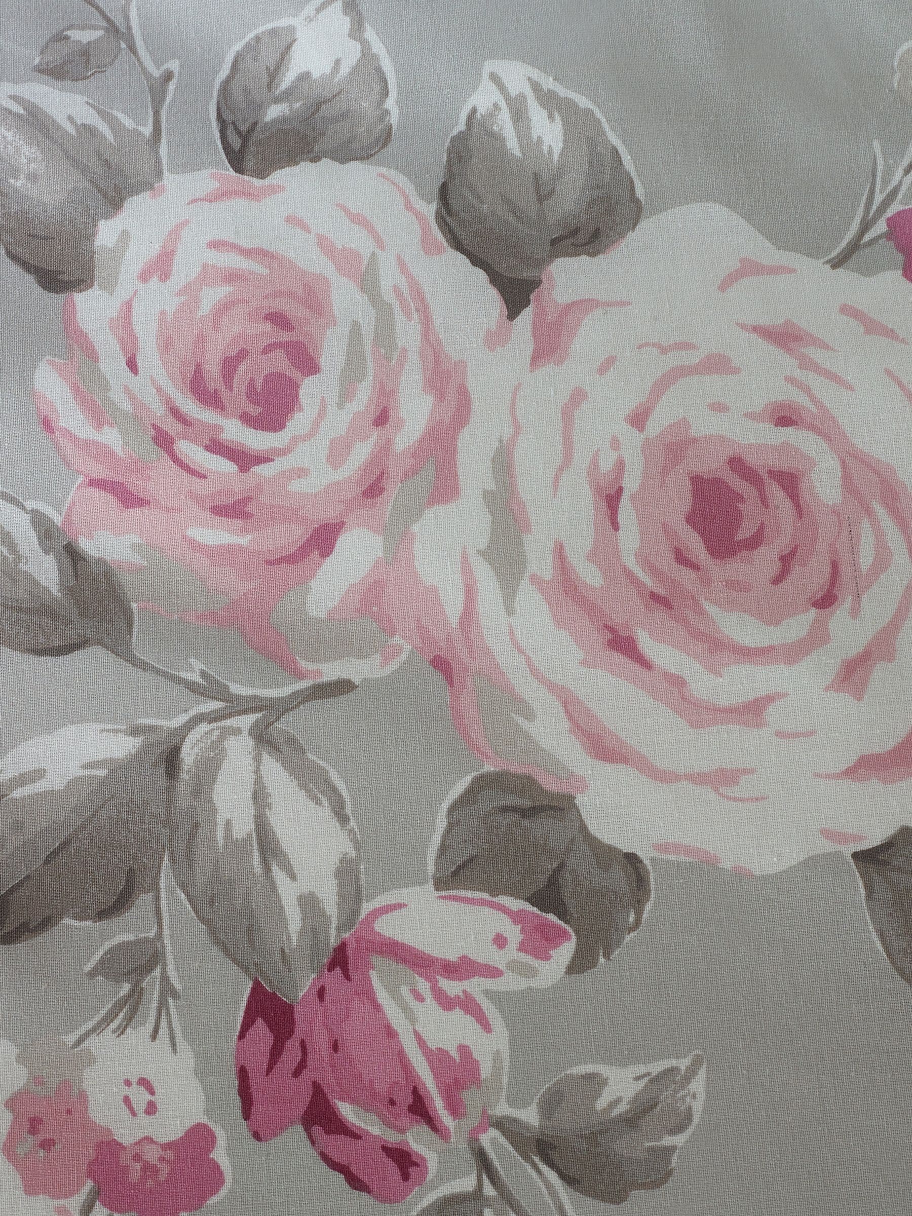 Catherine Lansfield Floral Duvet Cover Set Grey Canterbury - British product