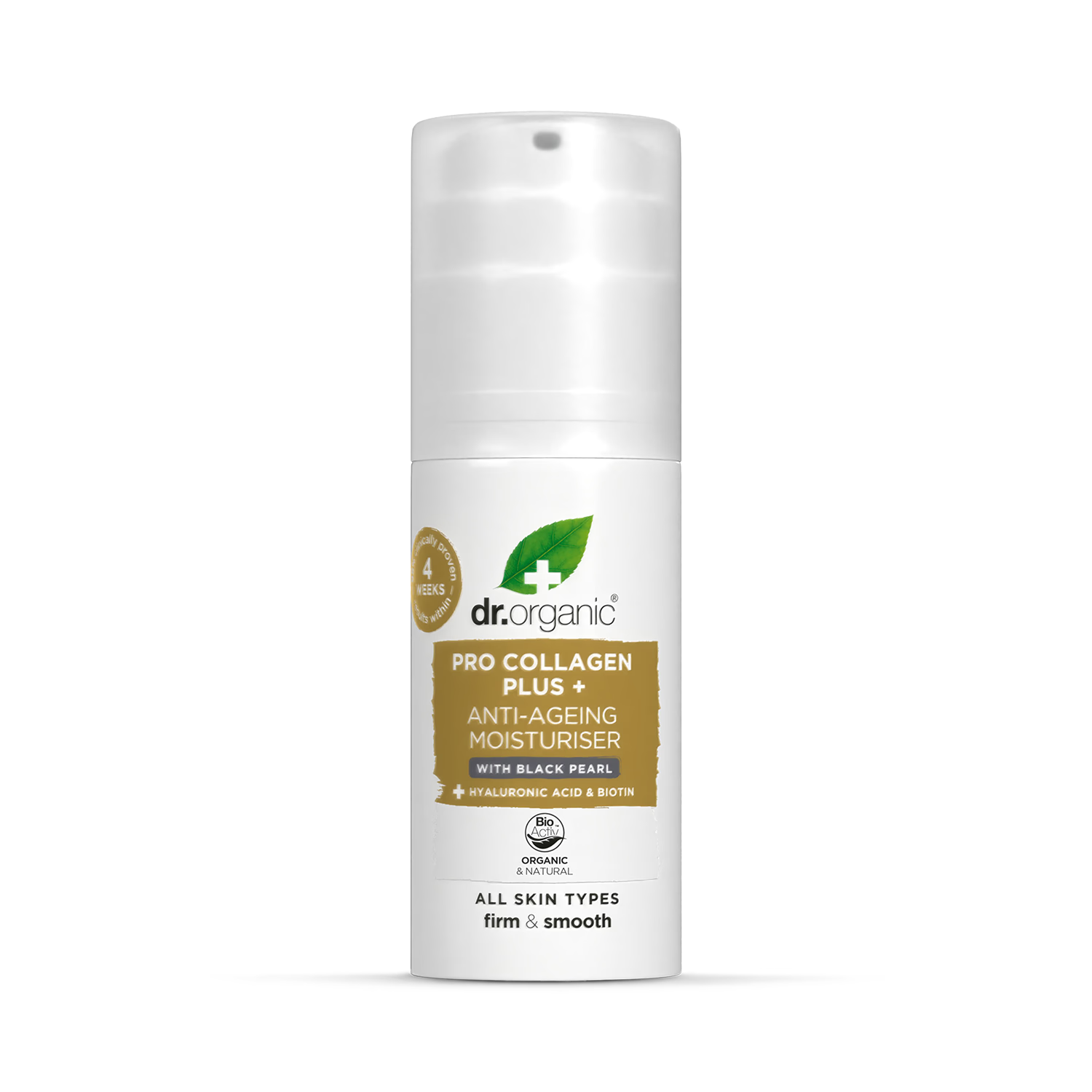 Dr Organic Pro Collagen Plus Black Pearl moisturiser 50ml - British product