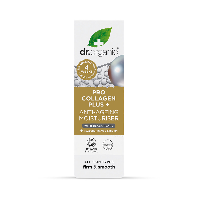 Dr Organic Pro Collagen Plus Black Pearl moisturiser 50ml - British product