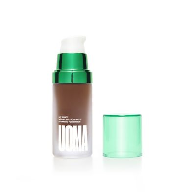 UOMA Beauty Say What?! Weightless Soft Matte Hydrating Foundation 30ml GOODS Boots Black Pearl T1N  